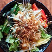 Rice noodle bowl at Minsu Restaurant Köln in Cologne