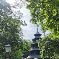 Area at Biergarten am Chinesischen Turm in Munich