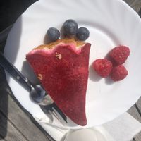 Cheesecake   at Taxinge Slottscafe in Nykvarn