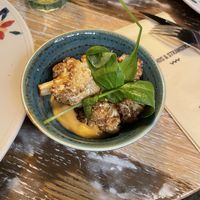 Green cauliflower wings  at Amarillo Viru in Tallinn