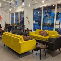 interior at Fetch Coffee Roasters in Portland