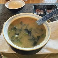 Vegan miso soup  at Bigúa Sushi & Cozinha Japonesa in Rio Tinto