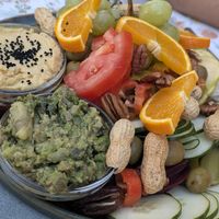 Sharing starter at Estamos Sembrados in Malaga