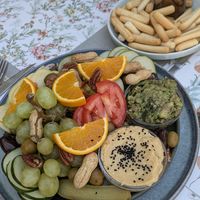 Sharing starter at Estamos Sembrados in Malaga