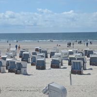 Aussicht vom Tisch aus at Restaurant Arche Noah in Sankt Peter-ording
