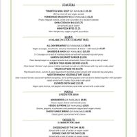 Menu Feb 2024 at The Gedling Inn & Kitchen in Nottingham