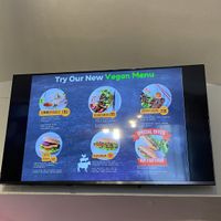 Vegan menu  at Banh Mi Tasty in Prague