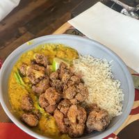 Vegan Caribbean cauliflower curry  at Lounges - Perico Lounge in Ramsgate