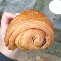 Pain au chocolat at La Mauvaise Herbe in Paris
