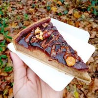 Flan praliné at La Mauvaise Herbe in Paris