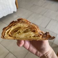 Croissant aux amandes  at La Mauvaise Herbe in Paris