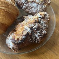 Croissant aux amandes  at La Mauvaise Herbe in Paris