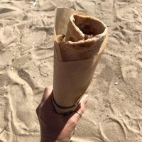 Mar Shroom Vegan Tandoori Wrap (12.90€)  at Krokodü am CopaBeach in Vienna