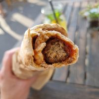 bosna wrap at Krokodü am CopaBeach in Vienna