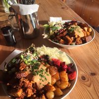 Salad/burger bowl vegan  at HappenPappen in Hamburg