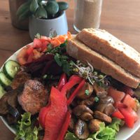 This was the best salad I ever had!  at HappenPappen in Hamburg