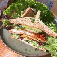 Tempeh Sandwich at HappenPappen in Hamburg