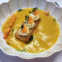 Carrot starter at La Libertie in Campsegret