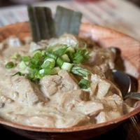 Lanka and Mushroom Coconut Adobo  at The Park's Finest in Los Angeles