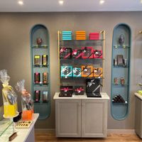 Inside store at NETO Chocolatier in New York City