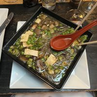 vegan spicy ramen  at MoonShine in Millburn