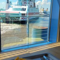 Ausblick at Hafen-Bistro in Dagebuell