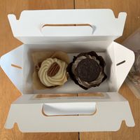 Carrot Cake and Oreo Cupcakes  at Sweet Haven Bakery in Citrus Heights