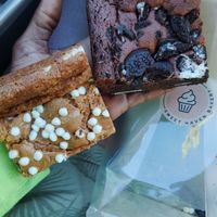 Biscoff Blondie and Oreo brownie 😋 at Sweet Haven Bakery in Citrus Heights