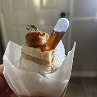 Chicken and waffles cupcake   at Sweet Haven Bakery in Citrus Heights