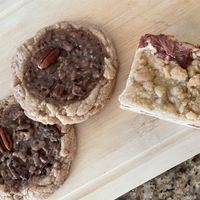 Pecan Pie Cookies and Caramelized Apple Pie Bar  at Sweet Haven Bakery in Citrus Heights