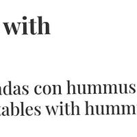 Menu 2 at Bites & Bubbels in Moraira