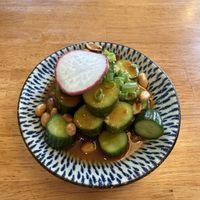 cucumber saladd  at NAM Kitchen in Gardena