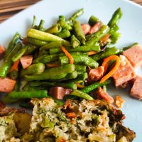 Long bean at Eight Immortals Vegetarian 八仙素食园 - Jurong E in West Singapore