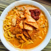 laksa spicy enough and generous portion at Eight Immortals Vegetarian 八仙素食园 - Jurong E in West Singapore