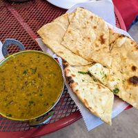 Black daal and roti. at Everest Cuisine in Rapid City