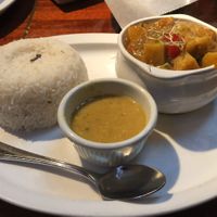 Aloo gobi  at Mela in Asheville