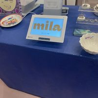 Sign  at Café Mila  in Quebec