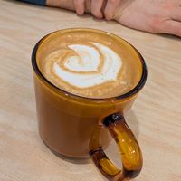 Flat white at Café Mila  in Quebec