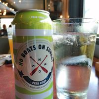 Cider 😁 at Backeddy Pub in Egmont