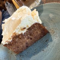 Sticky toffee pudding cake (too sweet)  at The Hive in Stow-on-the-wold