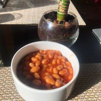 Baked beans  at Artisan Kitchen in Abu Dhabi