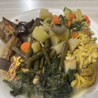 All sorts of veggies   at Warung Makan Sunda Ibu Heri in Ungasan