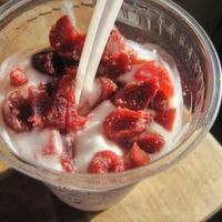 Amazing coconut yogourt. Nothing beats that. at Pourquoi Pas Espresso Bar in Montreal