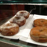 doughnuts at Pourquoi Pas Espresso Bar in Montreal