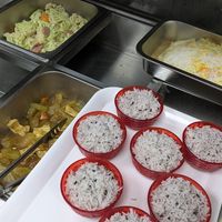 Different dishes at Vegan Lovers in Macau