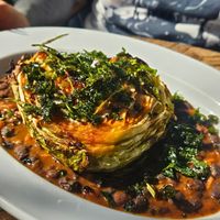 Charred cabbage at KANTIN in Dudelange
