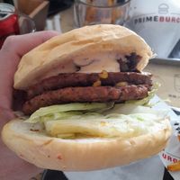 Vegan burgers at Prime Burger - Thanon Khao San in Bangkok