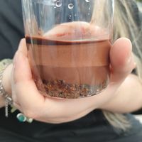 Excellent choco mousse at Pastrylab Fine Products in Athens