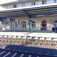 Best location, right at platform 1 at Oses Cigköfte in Aalen