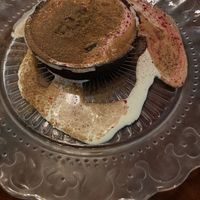 Taster menu Chocolate and caramel tartts  at The Priory Hotel in Louth